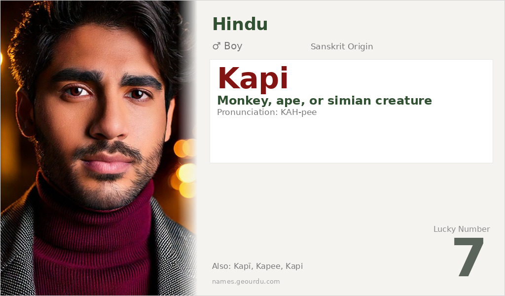 Kapi Name Meaning and Details