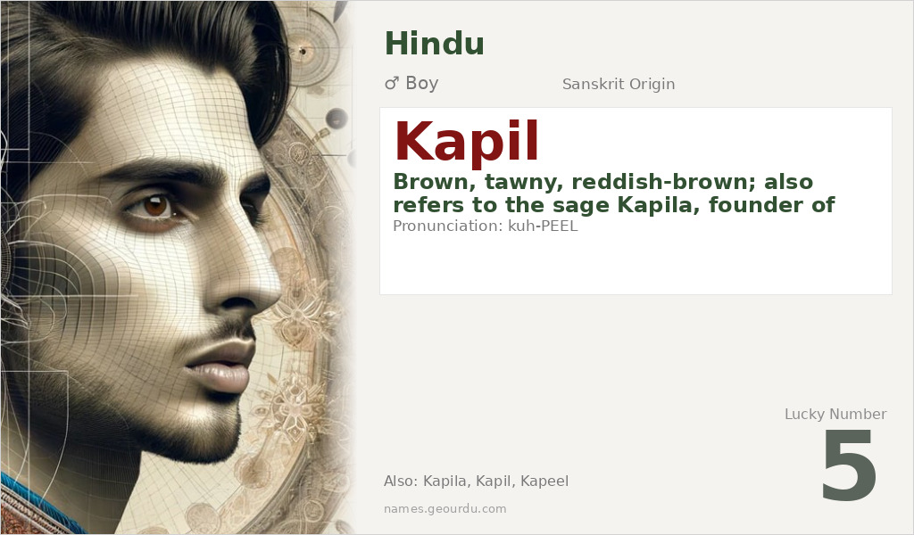 Kapil Name Meaning and Details