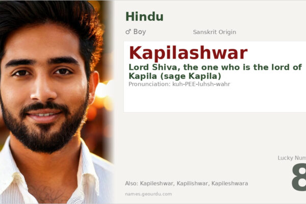 Kapilashwar Meaning — Hindu Boy Name Origin & Details (2025)