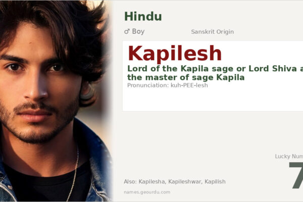 Kapilesh Meaning — Origin, Gender & Details (2025)