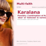 Karalana Name Meaning and Details