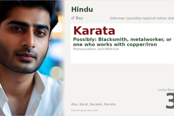 Karata Name Meaning — Origin, Gender & Details (2025)