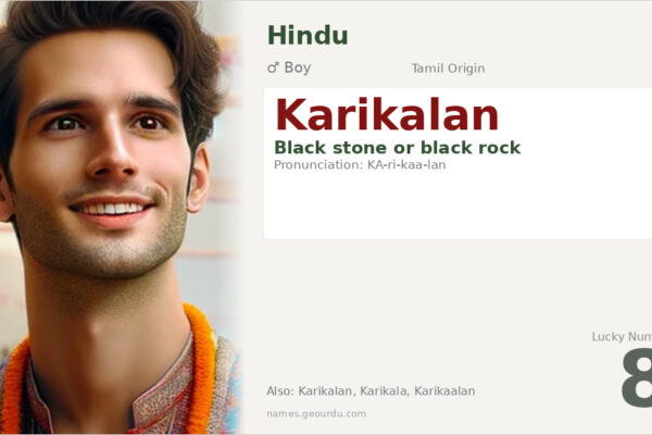 Karikalan Name Meaning — Tamil Origin, Boy Name & Historical Significance (2025)
