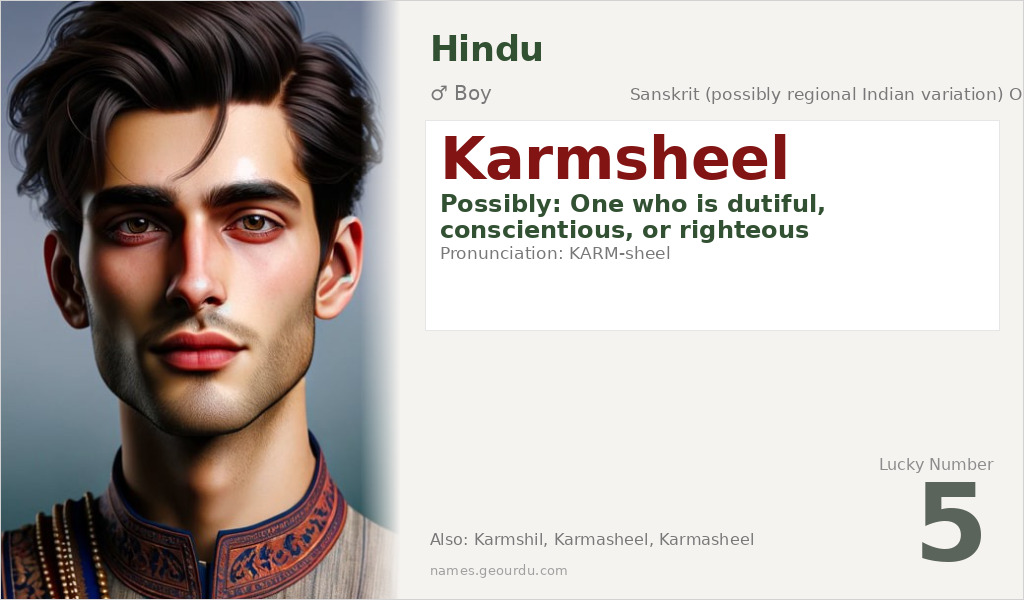 Karmsheel Name Meaning and Details