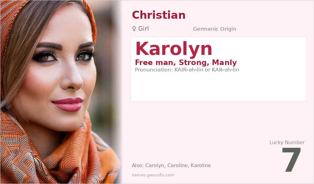 Karolyn Name Meaning and Details