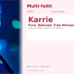 Karrie Name Meaning and Details