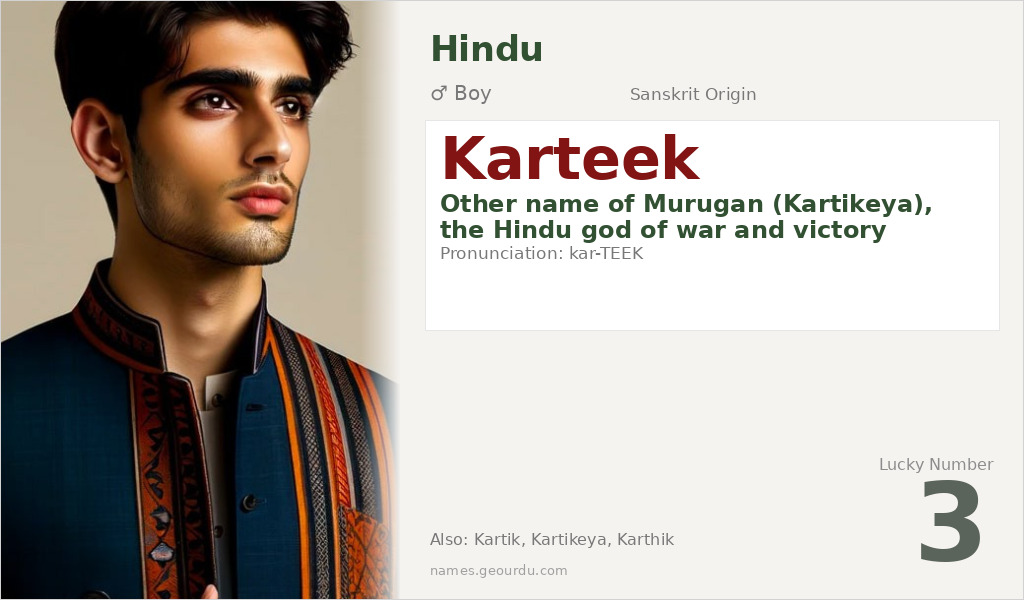 Karteek Name Meaning and Details