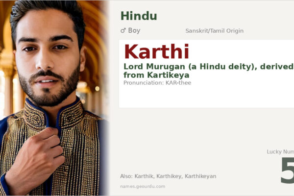Karthi Name Meaning — Hindu Boy Name for Lord Murugan (2025)
