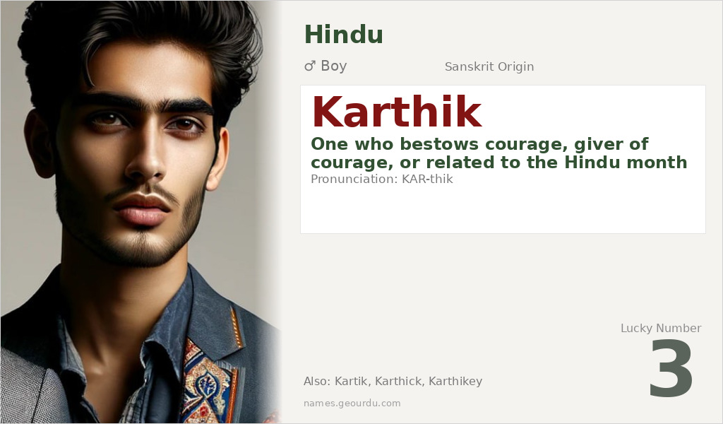 Karthik Name Meaning and Details