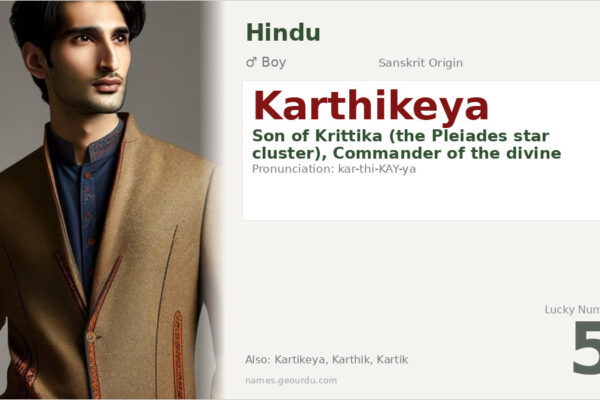 Karthikeya Name Meaning — Sanskrit Origin, Hindu God & Details (2025)