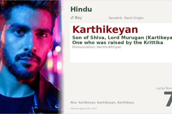Karthikeyan Meaning — Hindu Boy Name Origin & Details (2025)