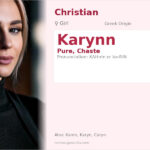 Karynn Name Meaning and Details