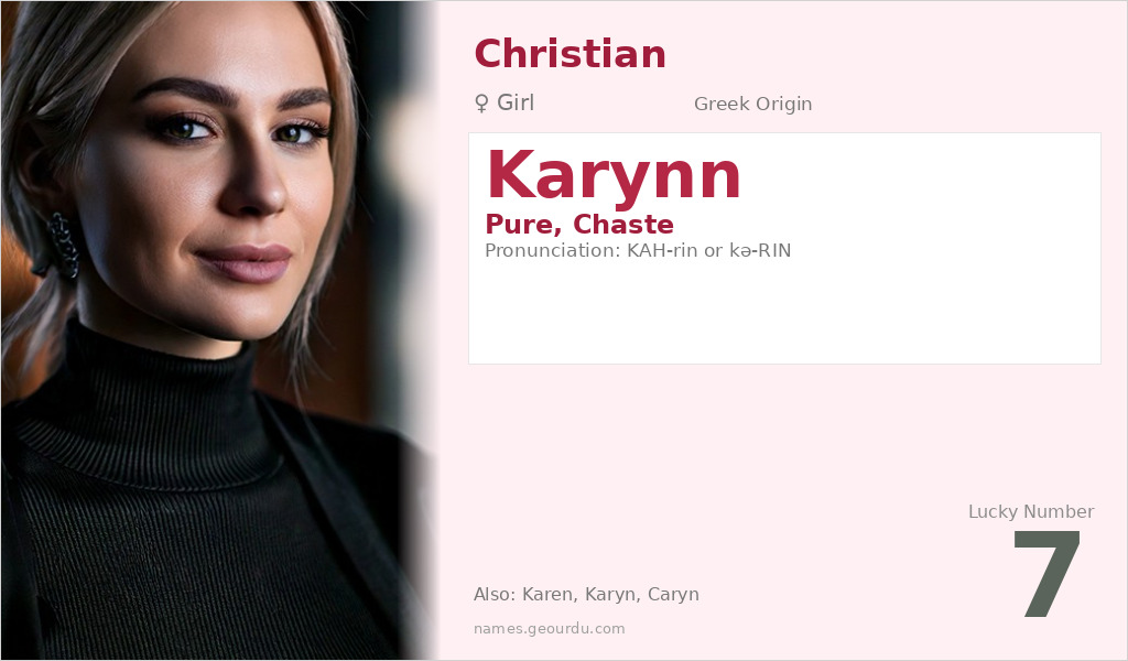 Karynn Name Meaning and Details