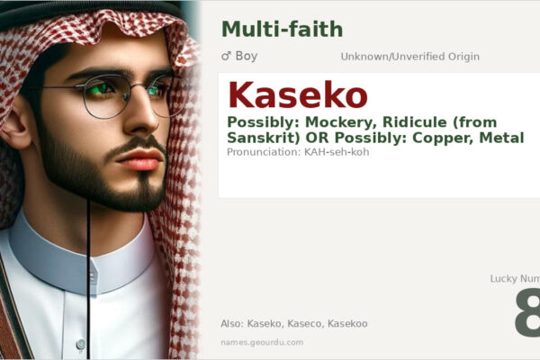 Kaseko Name Meaning — Origin, Gender & Details (2025)