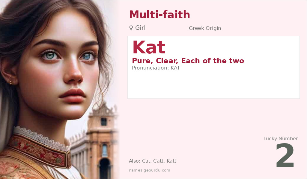 Kat Name Meaning and Details