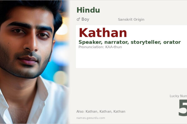 Kathan Name Meaning — Sanskrit Origin, Boy Name & Details (2025)