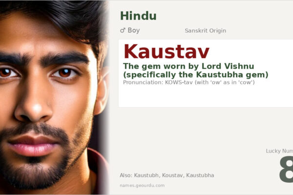 Kaustav Name Meaning — Sanskrit Origin, Boy Name & Details (2025)