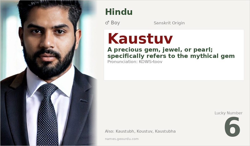 Kaustuv Name Meaning and Details