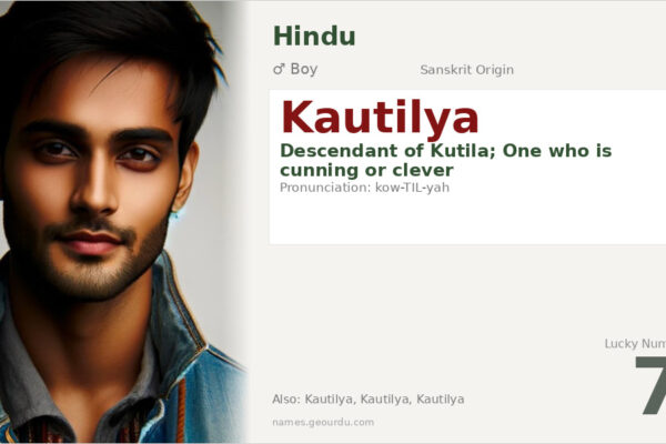 Kautilya Name Meaning — Sanskrit Origin, Boy & Historical Significance (2025)