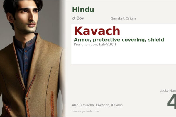 Kavach Name Meaning — Sanskrit Origin, Boy Name & Details (2025)