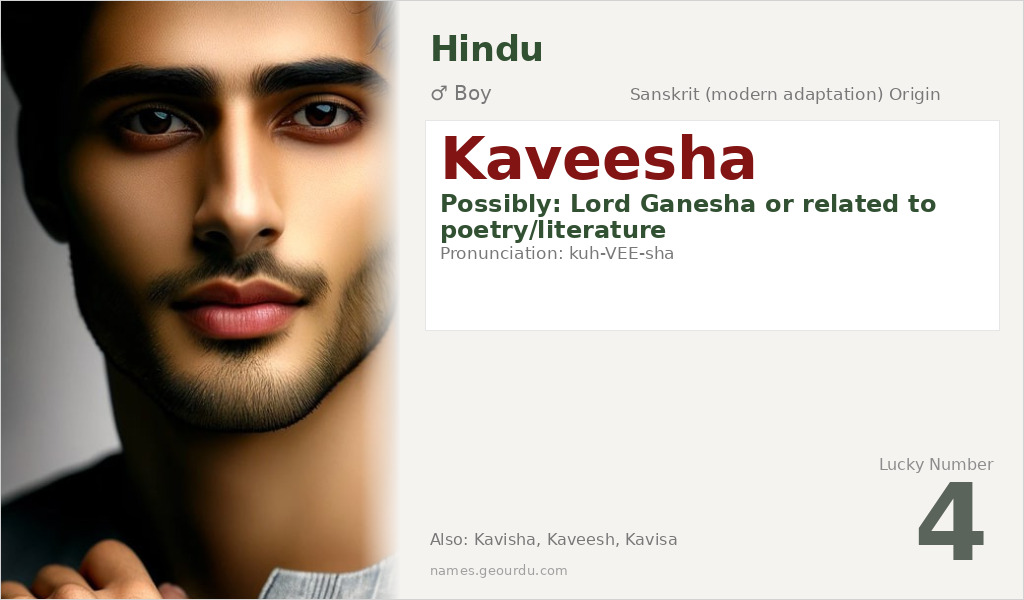 Kaveesha Name Meaning and Details