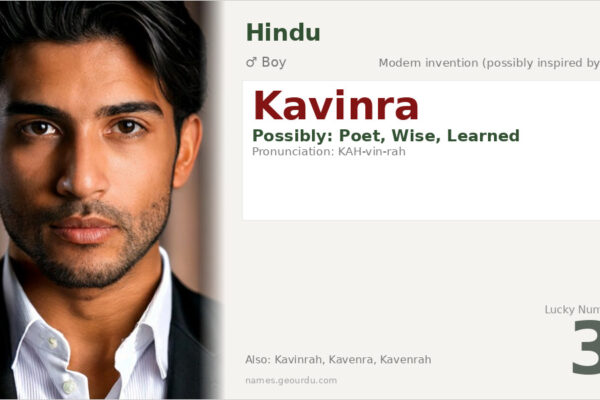 Kavinra Name Meaning — Origin, Gender & Details (2025)