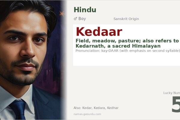 Kedaar Name Meaning — Sanskrit Origin, Hindu Boy Name & Details (2025)