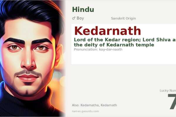 Kedarnath Name Meaning — Sanskrit Origin, Boy Hindu Name & Details (2025)