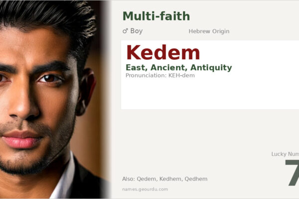 Kedem Name Meaning — Hebrew Origin, Boy’s Name & Complete Guide (2025)