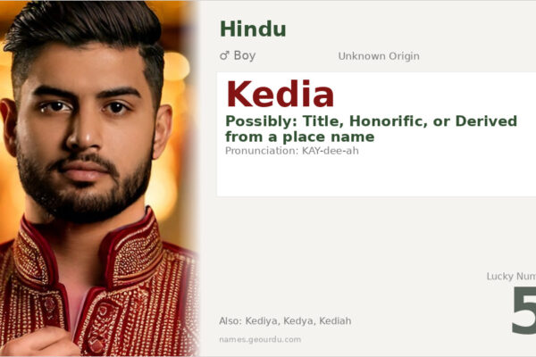 Kedia Name Meaning — Origin, Gender & Details (2025)