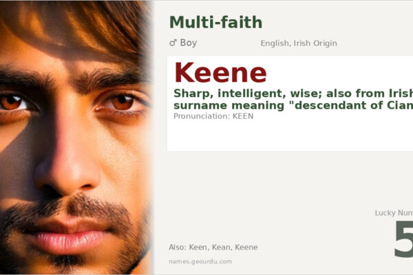 Keene Name Meaning — Origin, Gender & Details (2025)
