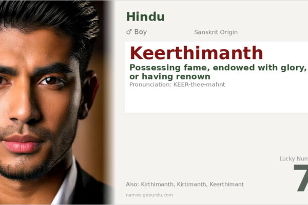 Keerthimanth Meaning — Sanskrit Origin, Boy Name & Details (2025)