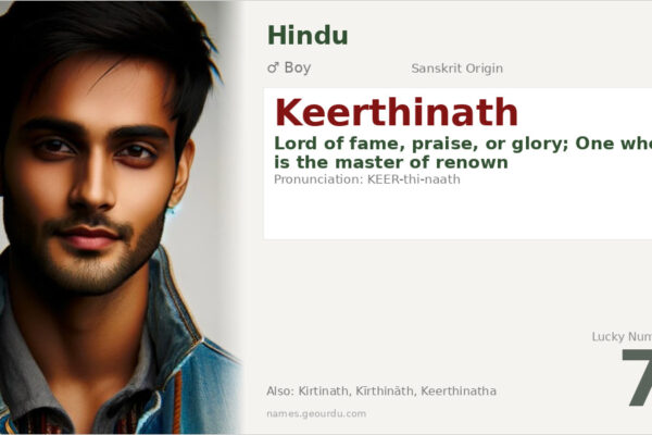 Keerthinath Meaning — Sanskrit Origin, Boy Name & Details (2025)