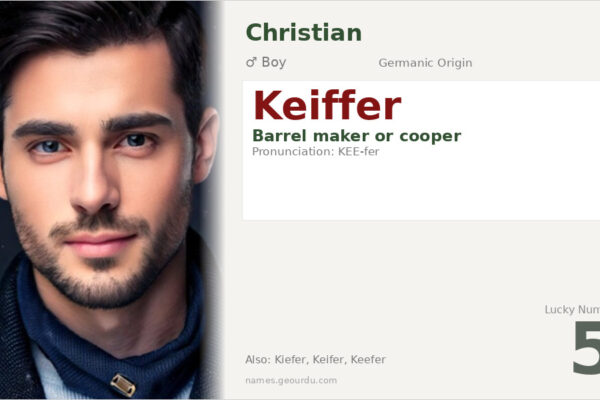 Keiffer Name Meaning — Origin, Gender & Details (2025)