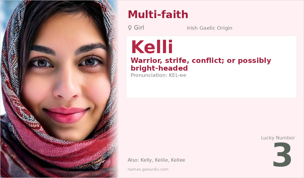 Kelli Name Meaning and Details