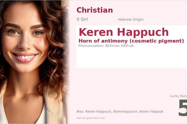 Keren Happuch Meaning — Hebrew Origin, Biblical Girl Name & Details
