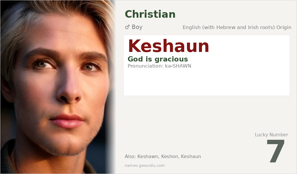 Keshaun Name Meaning and Details