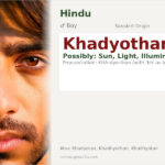 Khadyothan Name Meaning and Details
