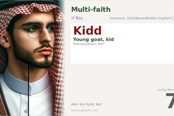 Kidd Name Meaning — Origin, Gender & Details (2025)