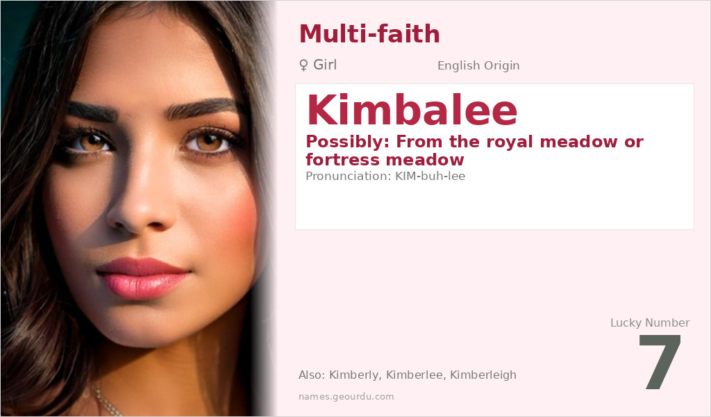 Kimbalee Name Meaning and Details