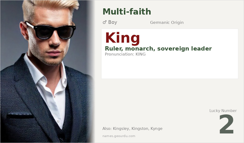 King Name Meaning and Details