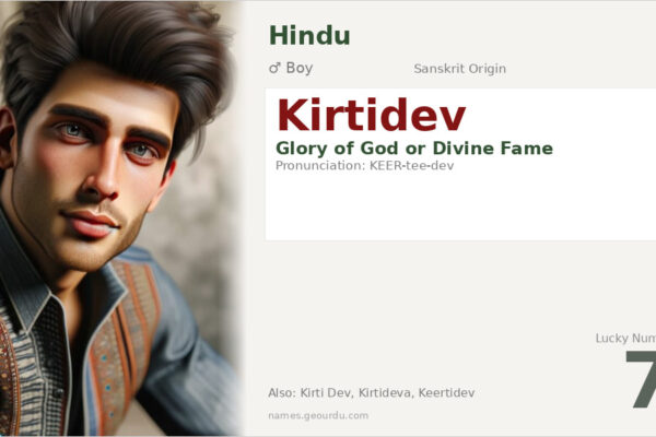 Kirtidev Meaning — Sanskrit Origin, Boy Name & Details (2025)