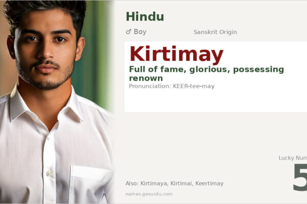 Kirtimay Name Meaning — Sanskrit Origin, Boy Name & Details (2025)