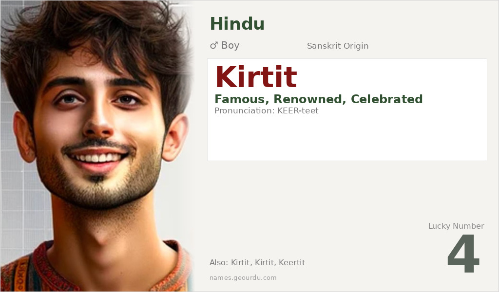 Kirtit Name Meaning and Details