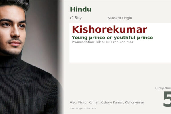 Kishorekumar Meaning — Young Prince, Origin & Details (2025)