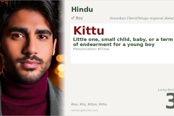 Kittu Name Meaning — Origin, Gender & Details (2025)