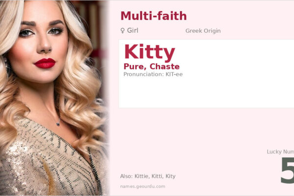Kitty Name Meaning — Greek Origin, Girl Name & Details (2025)