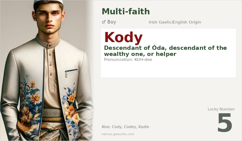 Kody Name Meaning and Details