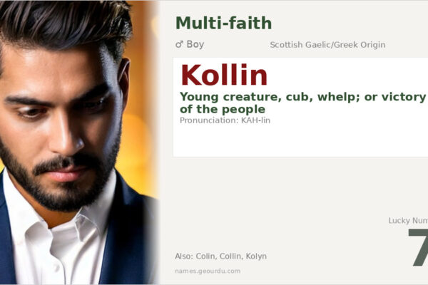 Kollin Name Meaning — Scottish & Greek Origins, Boy Name Details (2025)