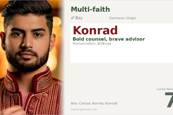 Konrad Name Meaning — Germanic Origin, Boy Name & History (2025)
